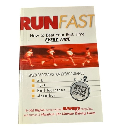 2/$15 RUN FAST by Hal Higdon - Picture 1 of 4